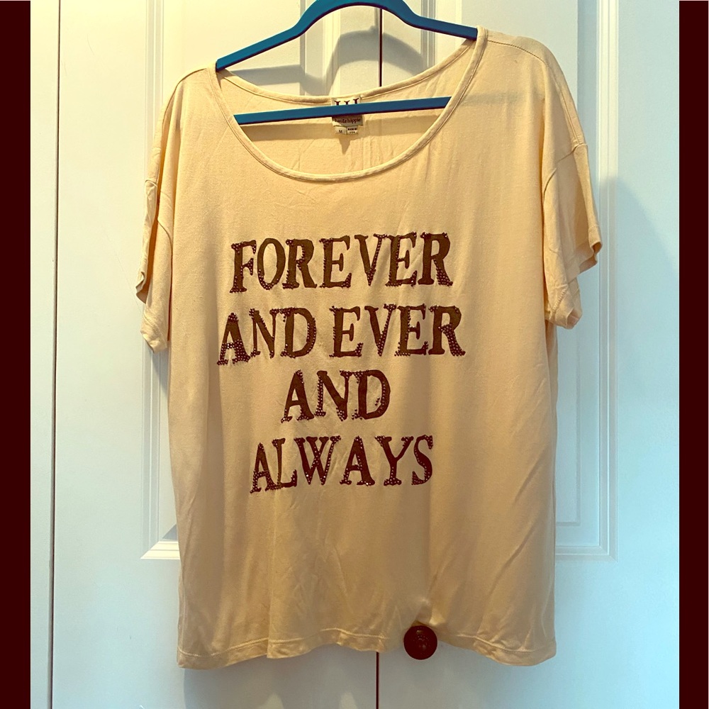 Haute Hippie Forever and Always tee